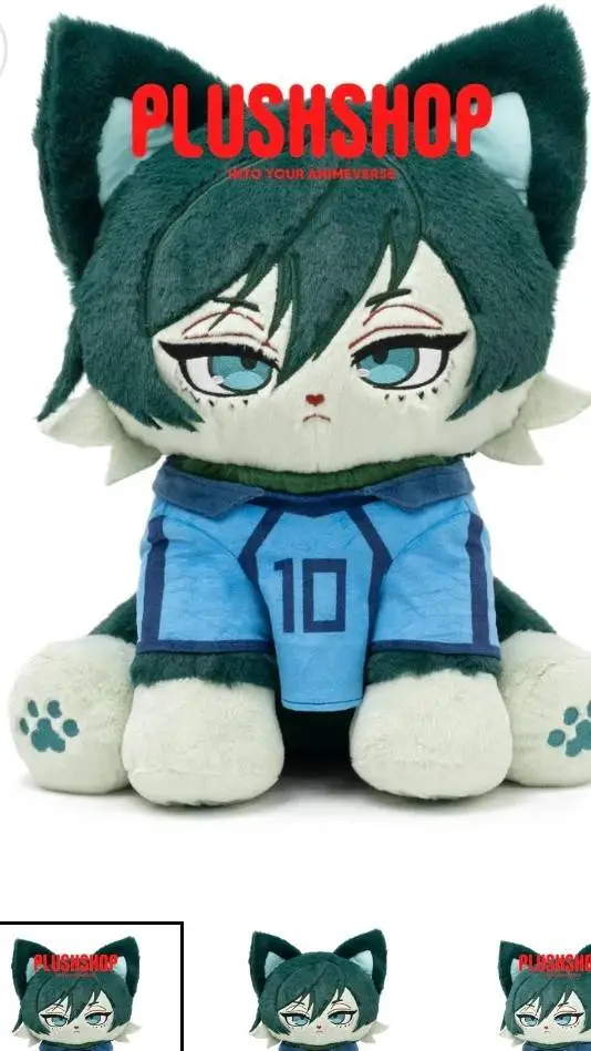 ai character: Rin cat plush background