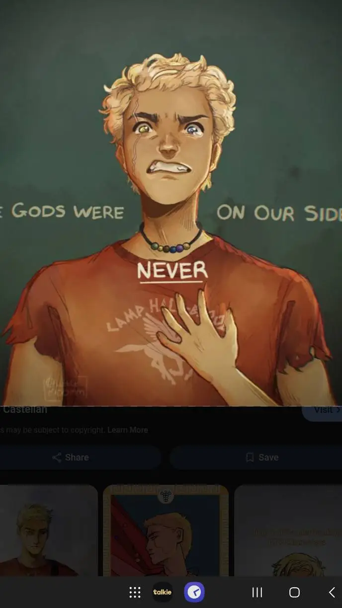 ai character: pjo au background