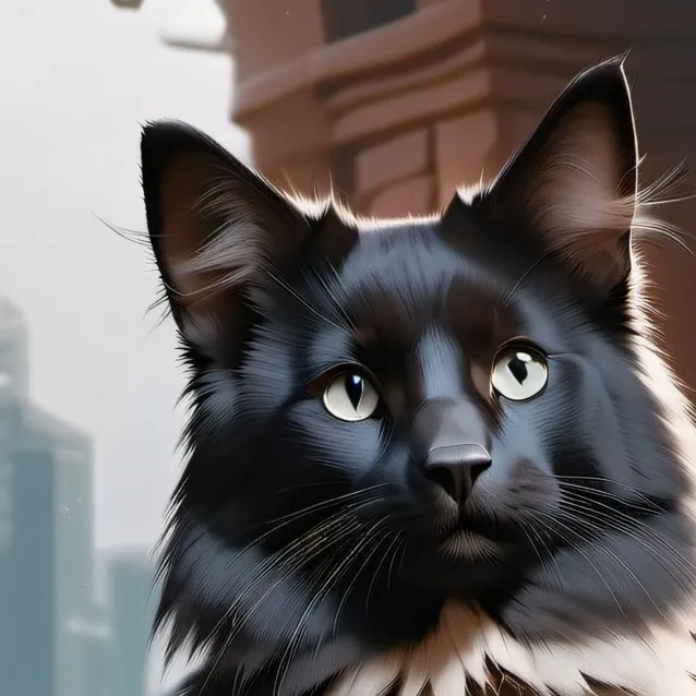 chat with ai character: Кошка
