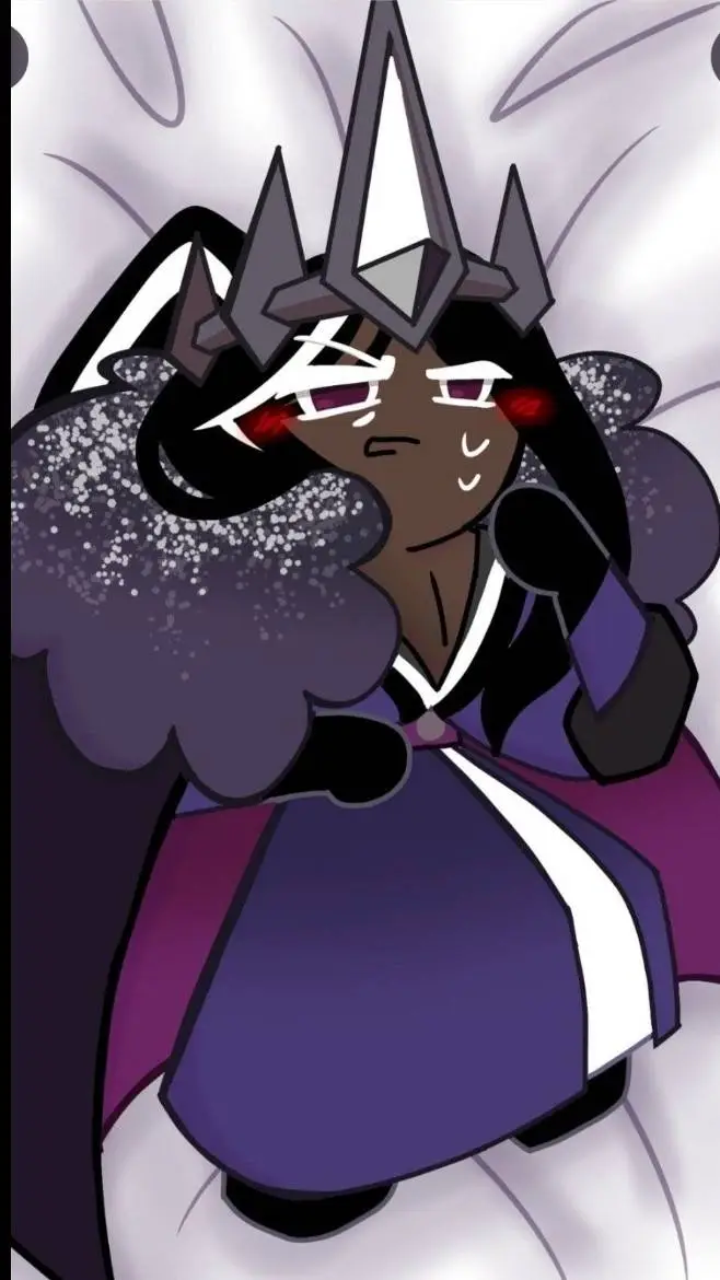 ai character: dark coco cookie background
