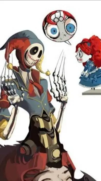 ai character: prototipo y poppy background