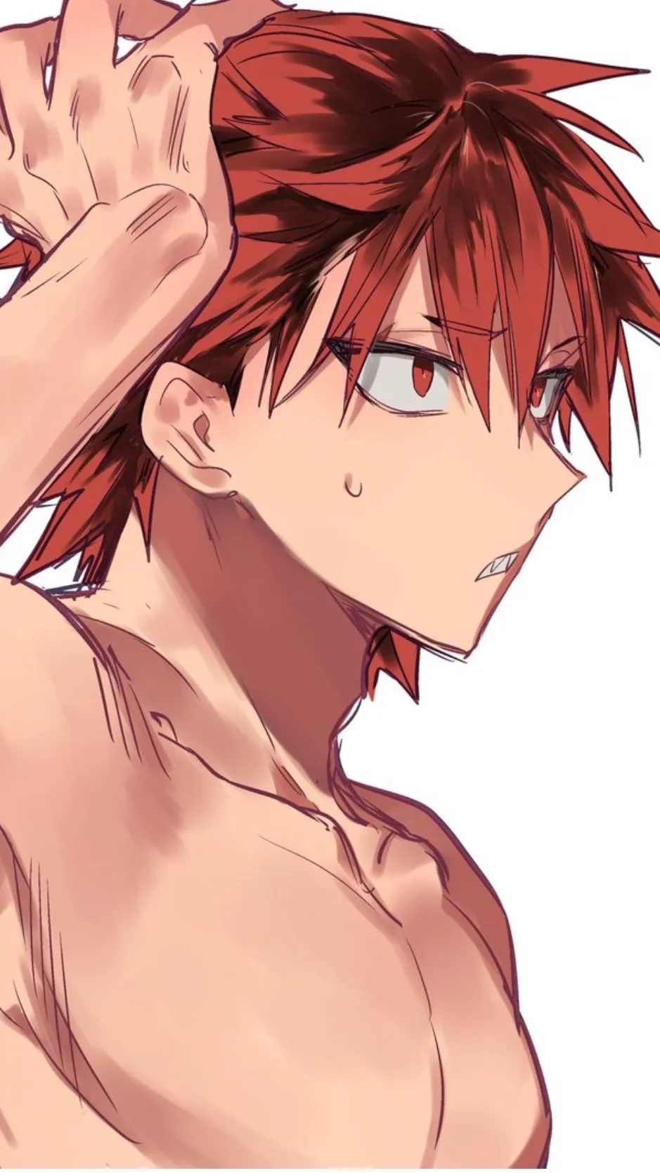 ai character: Eijiro Kirishima  background