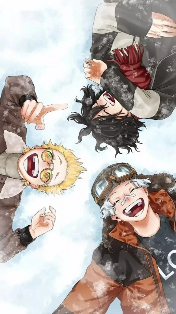 ai character: MHA Rooftop squad background