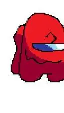ai character: red impostor  background