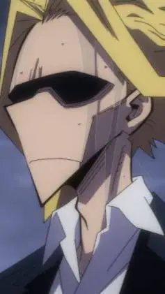 ai character: all might jealous  background