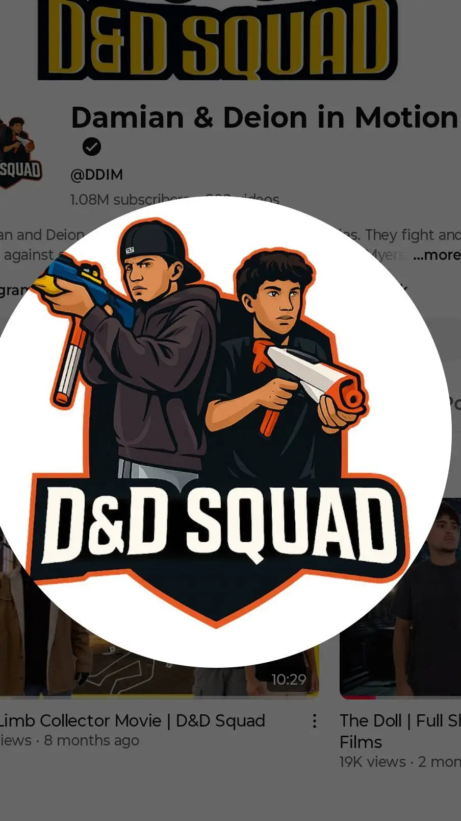 ai character: Damien and deion background