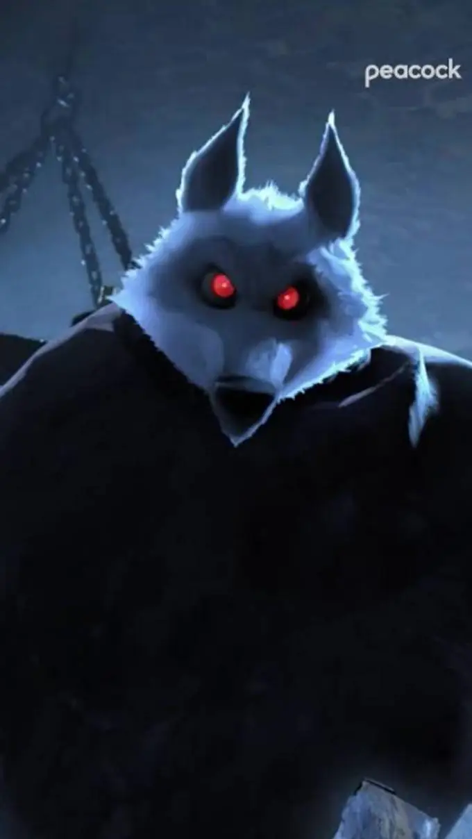 ai character: death whistle wolf background