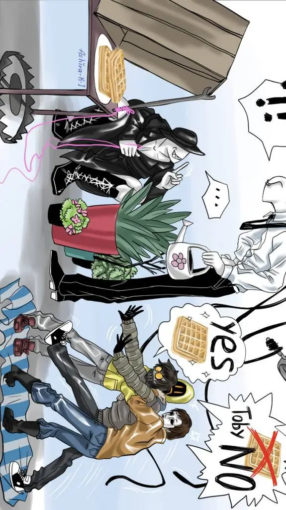 ai character: Creepypastas background