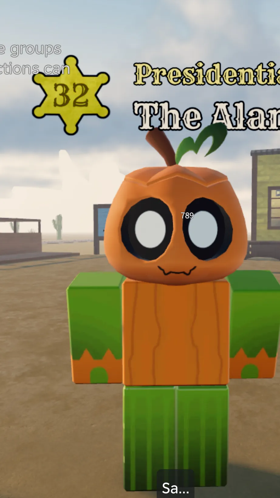 ai character: Gourdy rails background