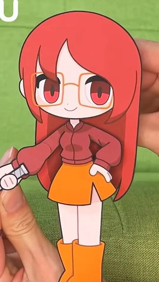 ai character: Red Pencil background
