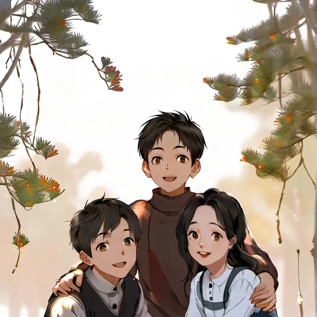 chat with ai character: 2 bros..1 sis