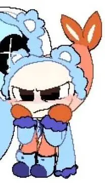 ai character: baby shrimpo!! background