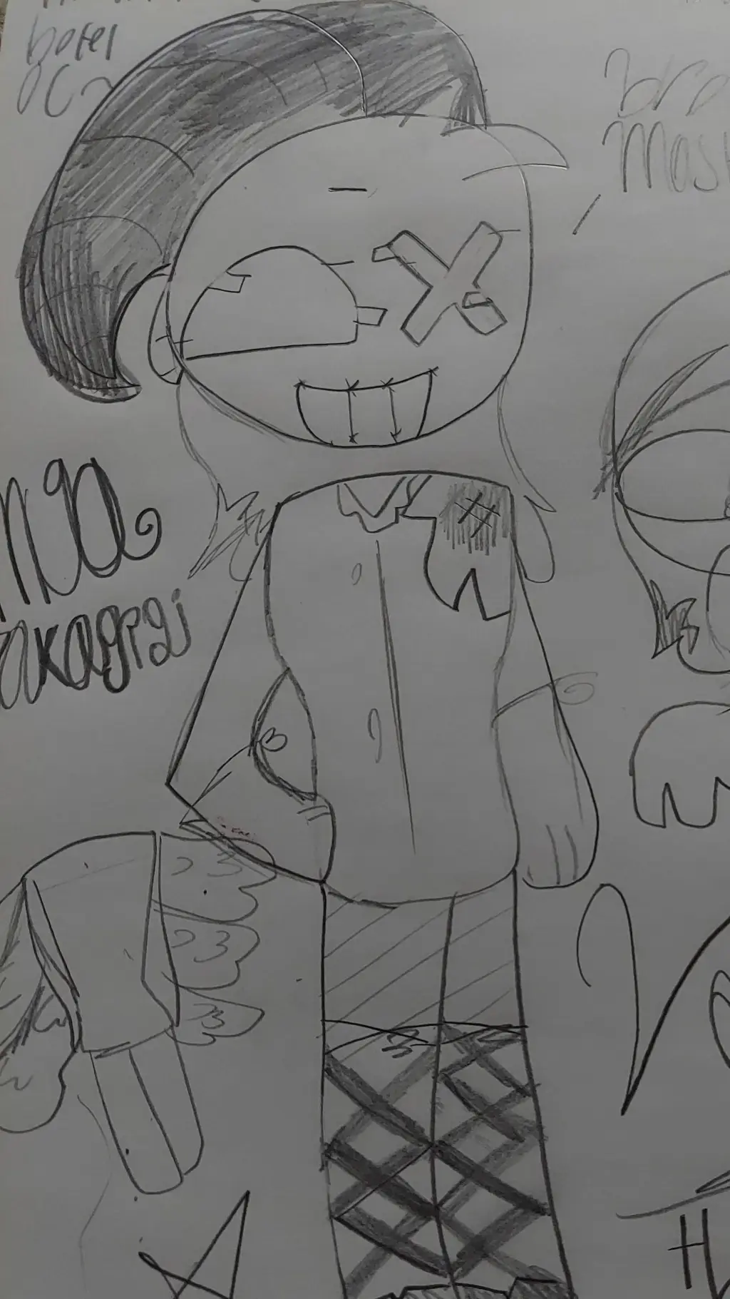 ai character: MY HH OC! Valery.  background