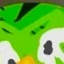 chat with ai character: Duolingo de TEMU 