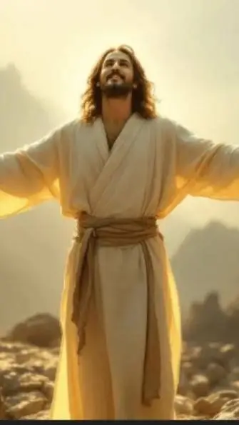 ai character: Jesus background