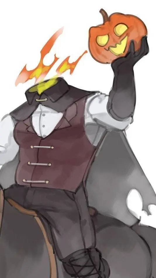 ai character: headless horseman background