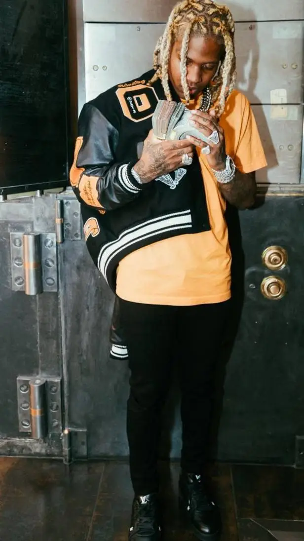 ai character: lil Durk  background