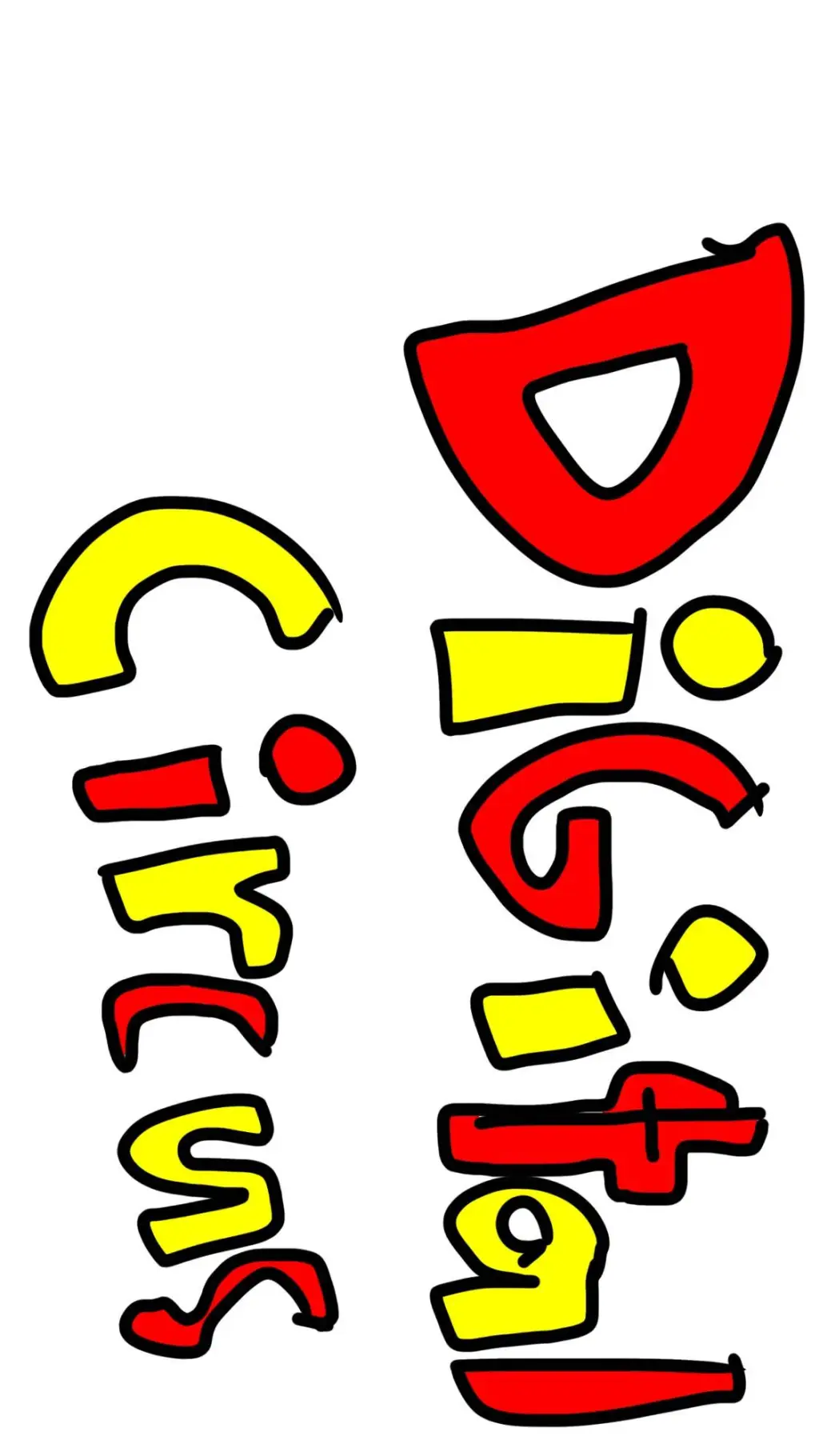 ai character: Digital circus background