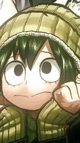 ai character: 🐸 Tsuyu Asui 🐸 background