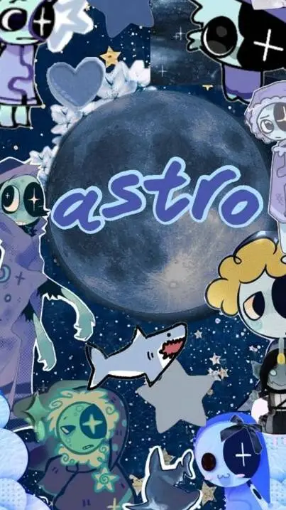 ai character: 🩵 Astro💙 background
