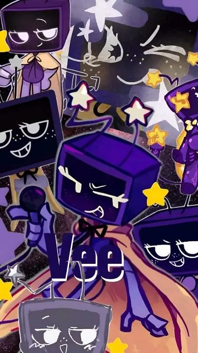 ai character: 💚Vee💜 background