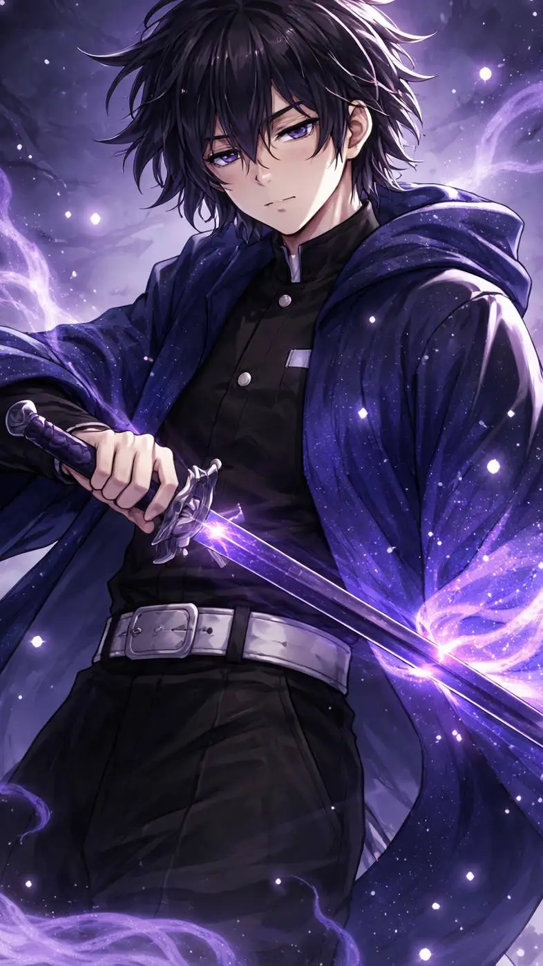 ai character: kny x oc background