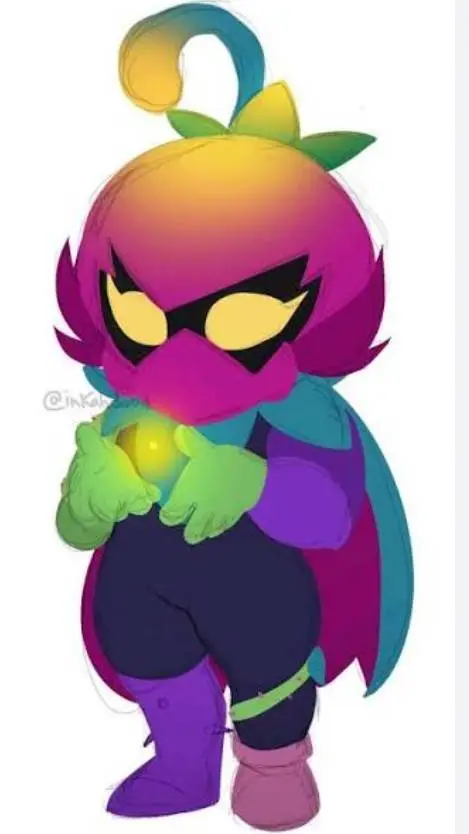 ai character: Цветок💘 background