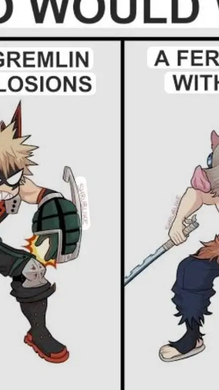 ai character: MHA x DemonSlayer background