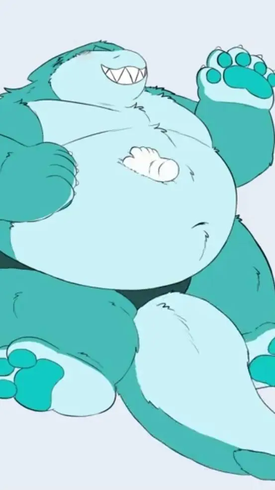 ai character: Chubby shark background