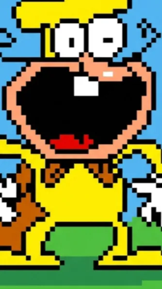 ai character: The noise background