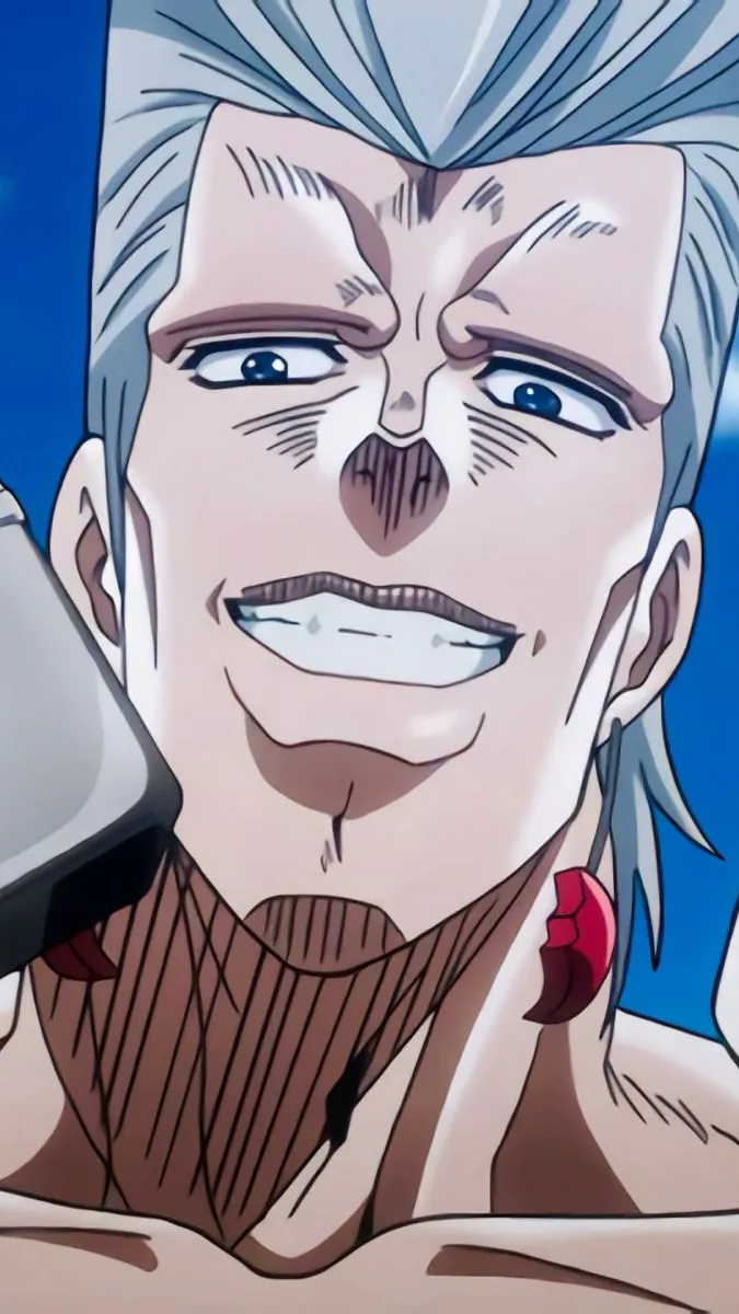 ai character: Pierre Polnareff background
