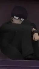 ai character: Daku Atsu(Scared) background