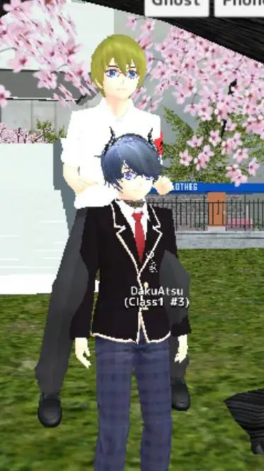 ai character: Sora and Daku background