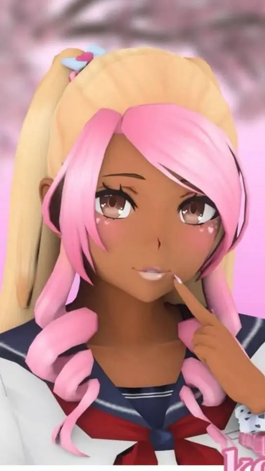 ai character:  Kokoro Momoiro background