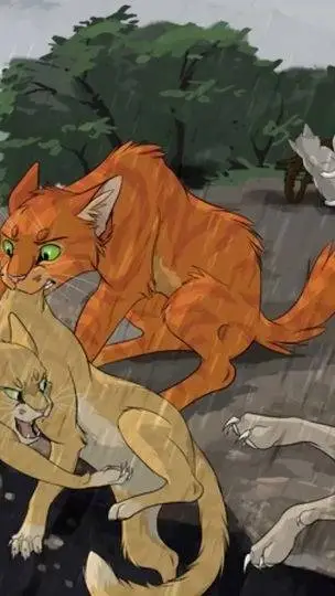 ai character: warrior cats  background