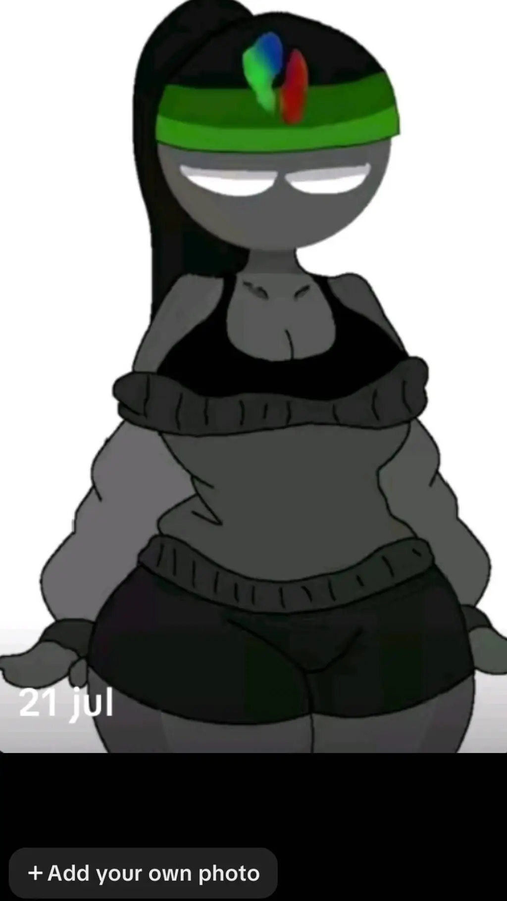 ai character: Stickman But Girl  background