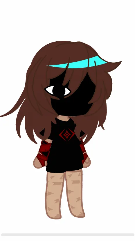 ai character: Red background