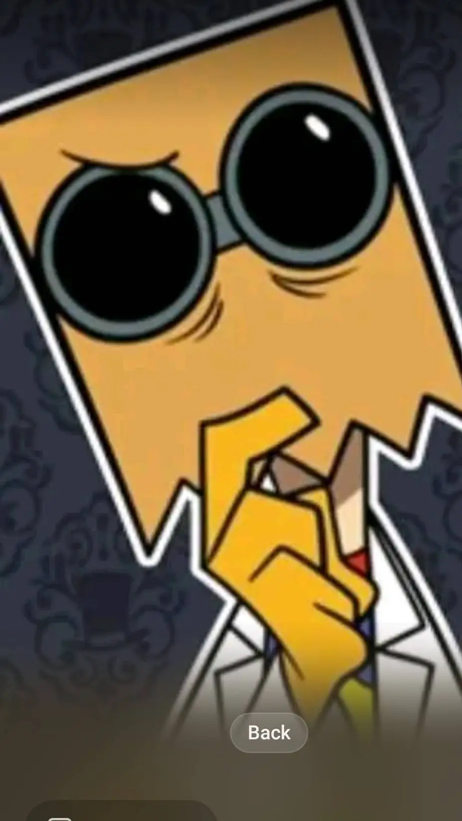 ai character: Dr flug  background