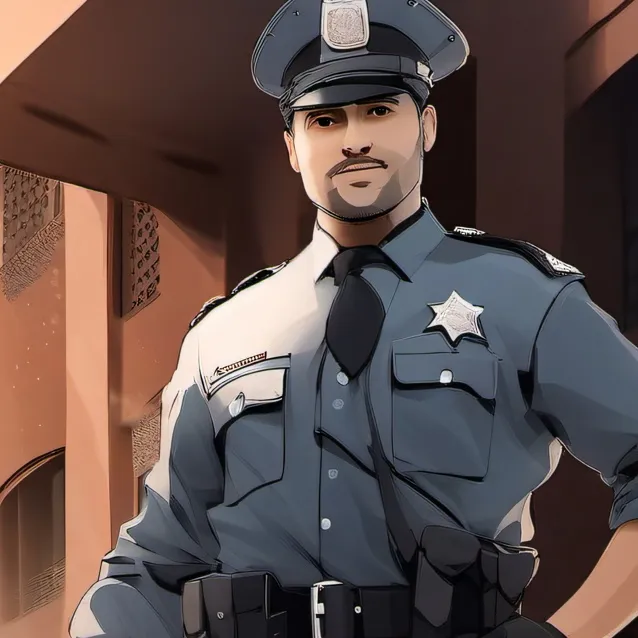 chat with ai character: policía xd