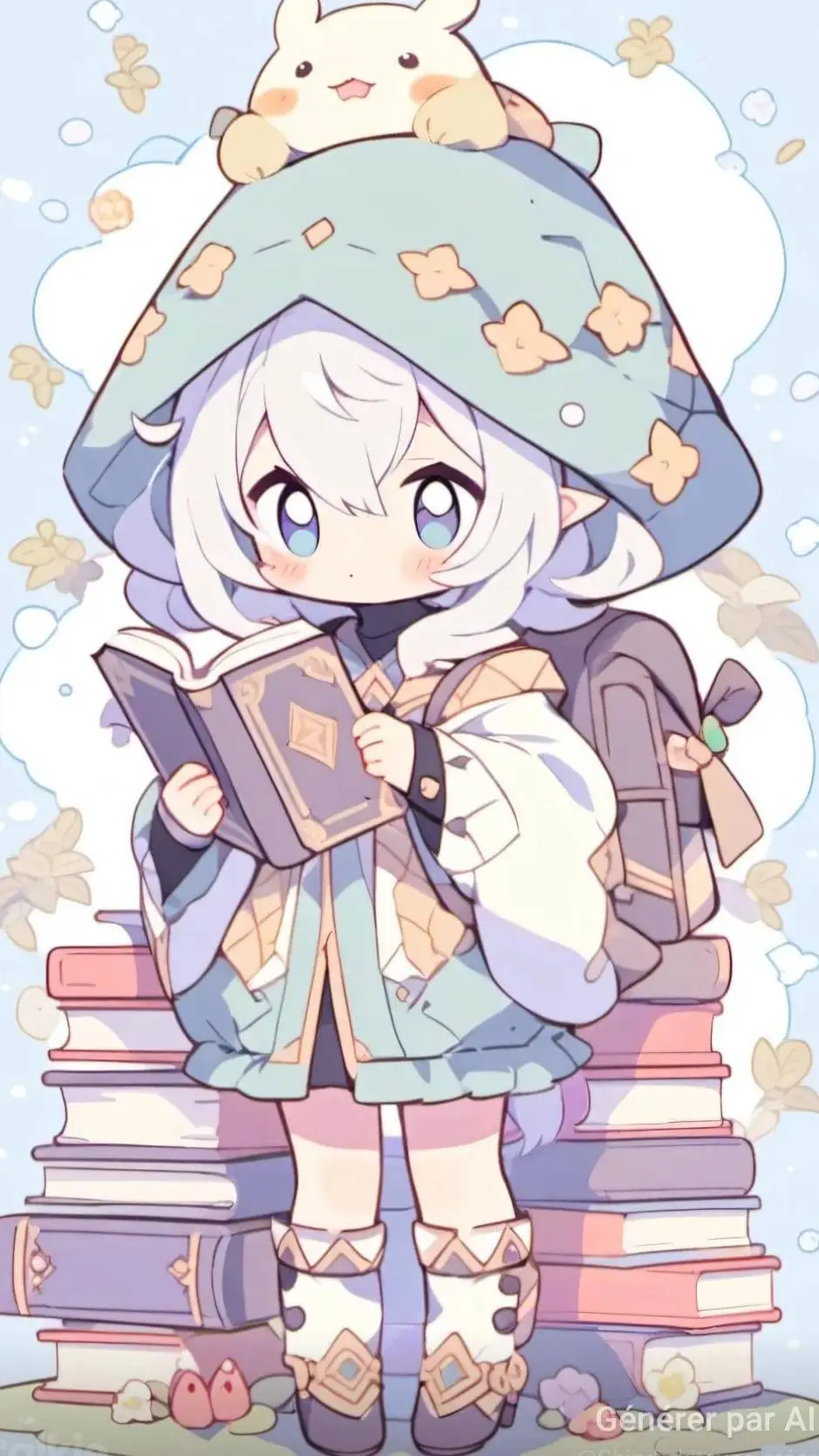 ai character: école  background