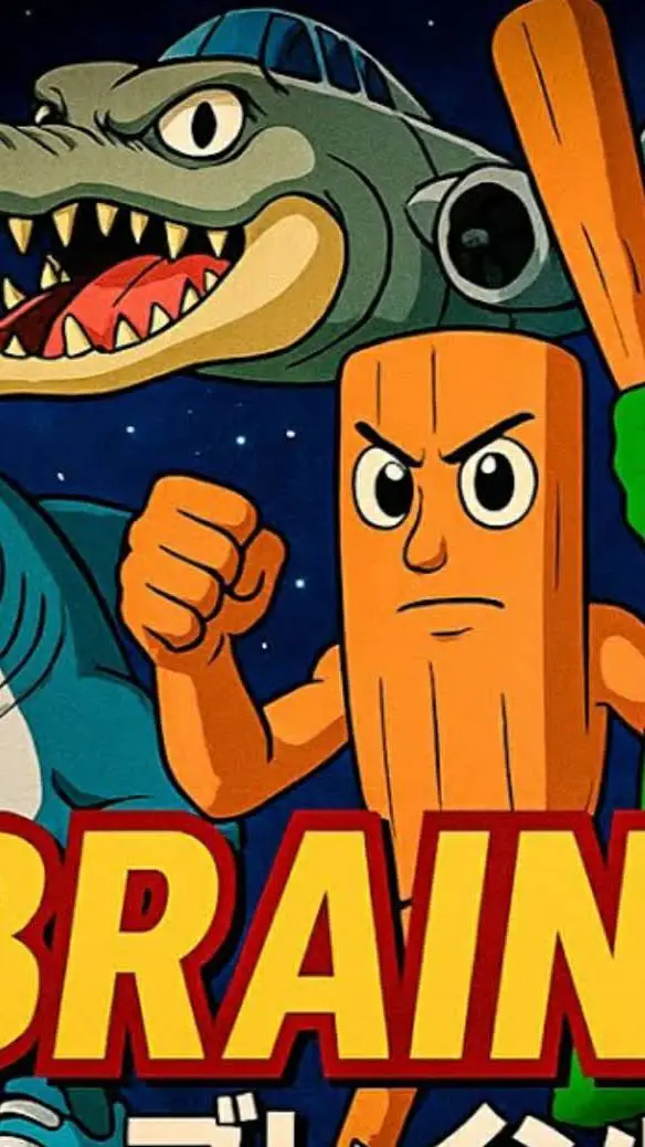 ai character: BRAINROT SIM background