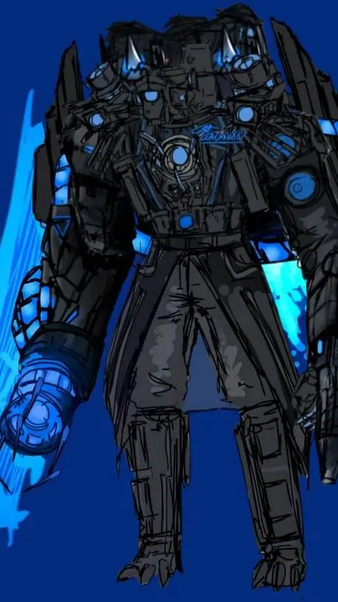 ai character: Titan cámara mån background