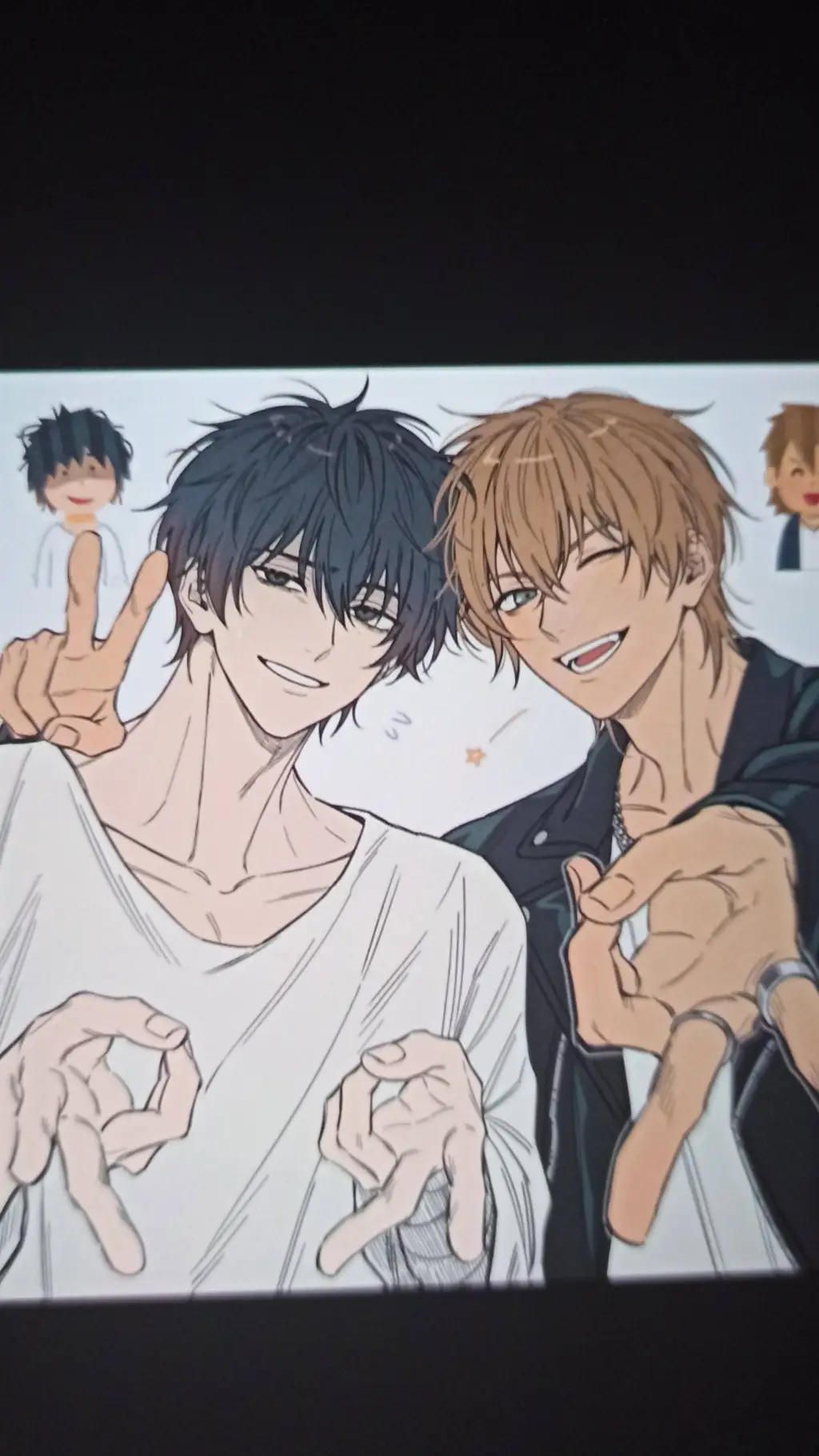 ai character: °✨Best Friends✨° background