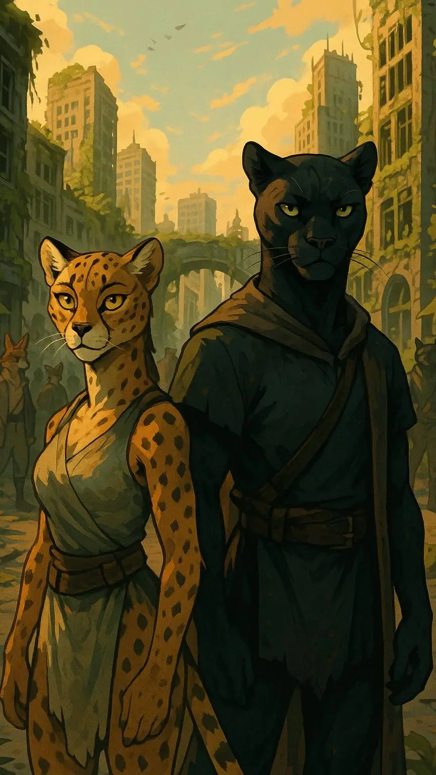 ai character: The ancient world  background