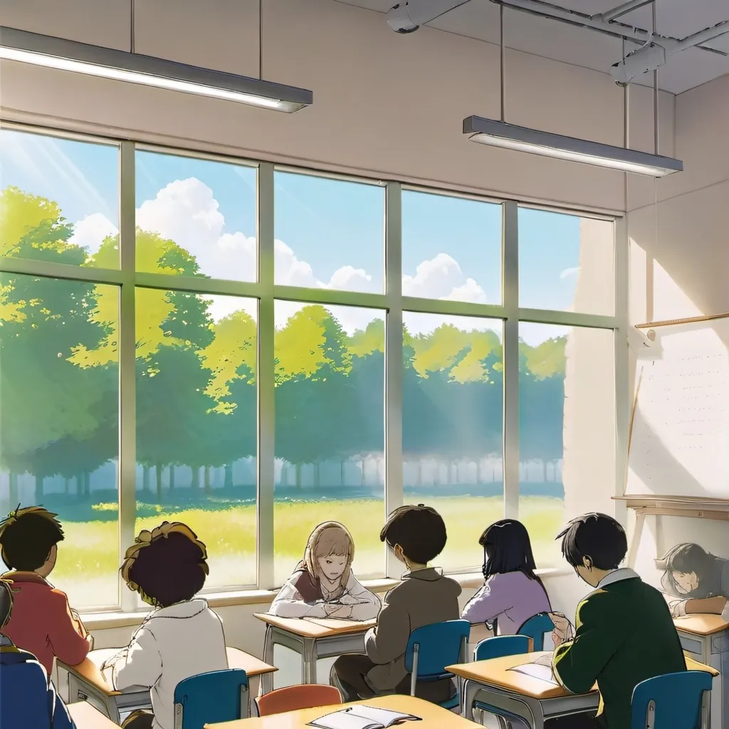 chat with ai character: New school