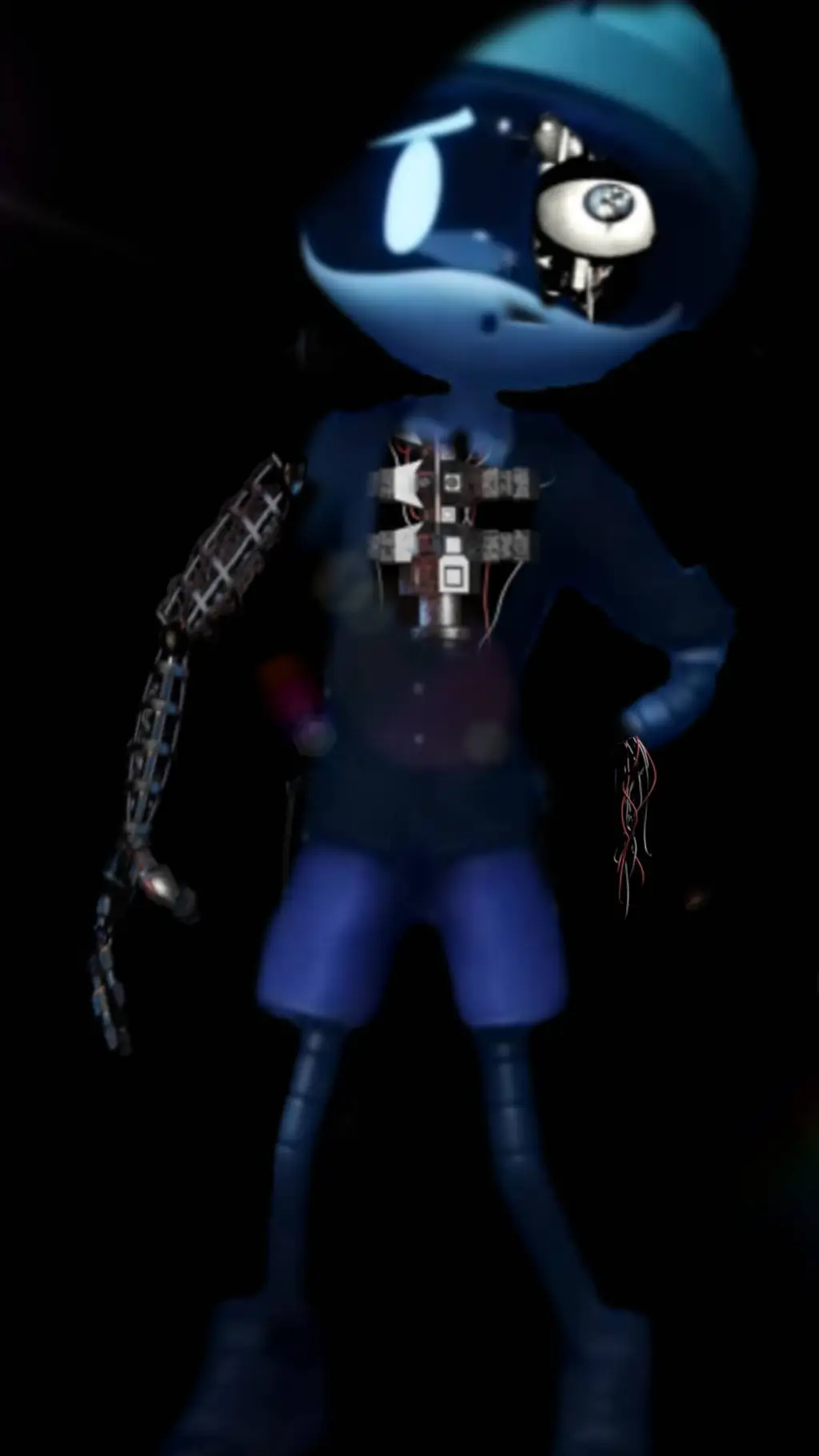 ai character: олд дрон background