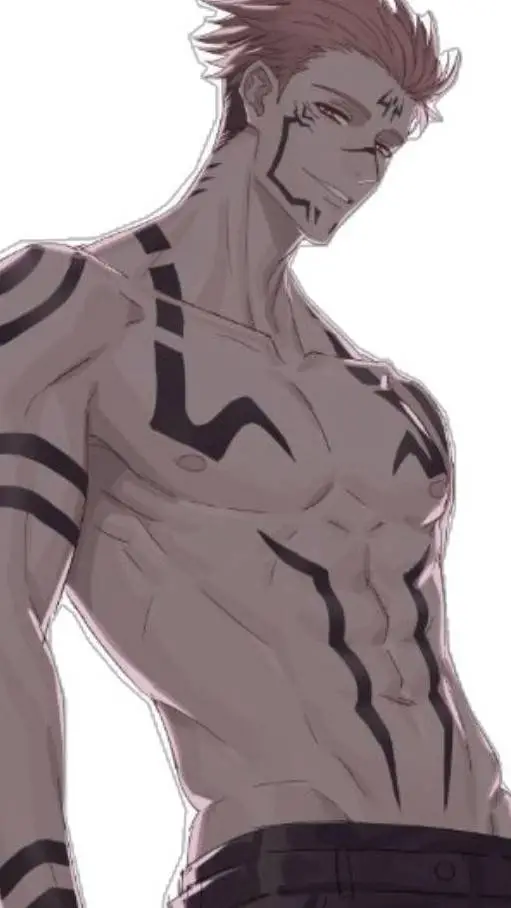 ai character: Ryomen sukuna background