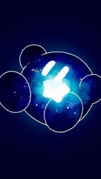 ai character: Space Kirby background