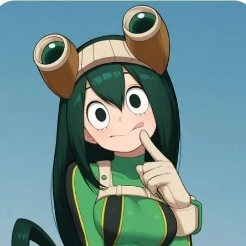 chat with ai character: tsuyu asui