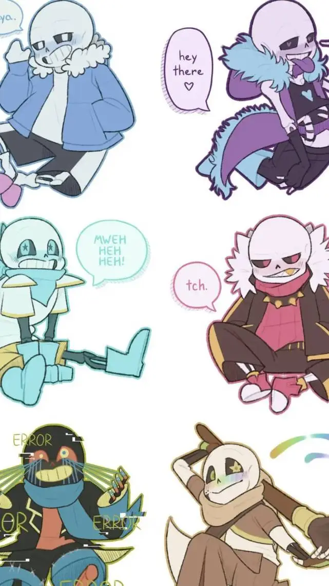 ai character: Sans aus! background